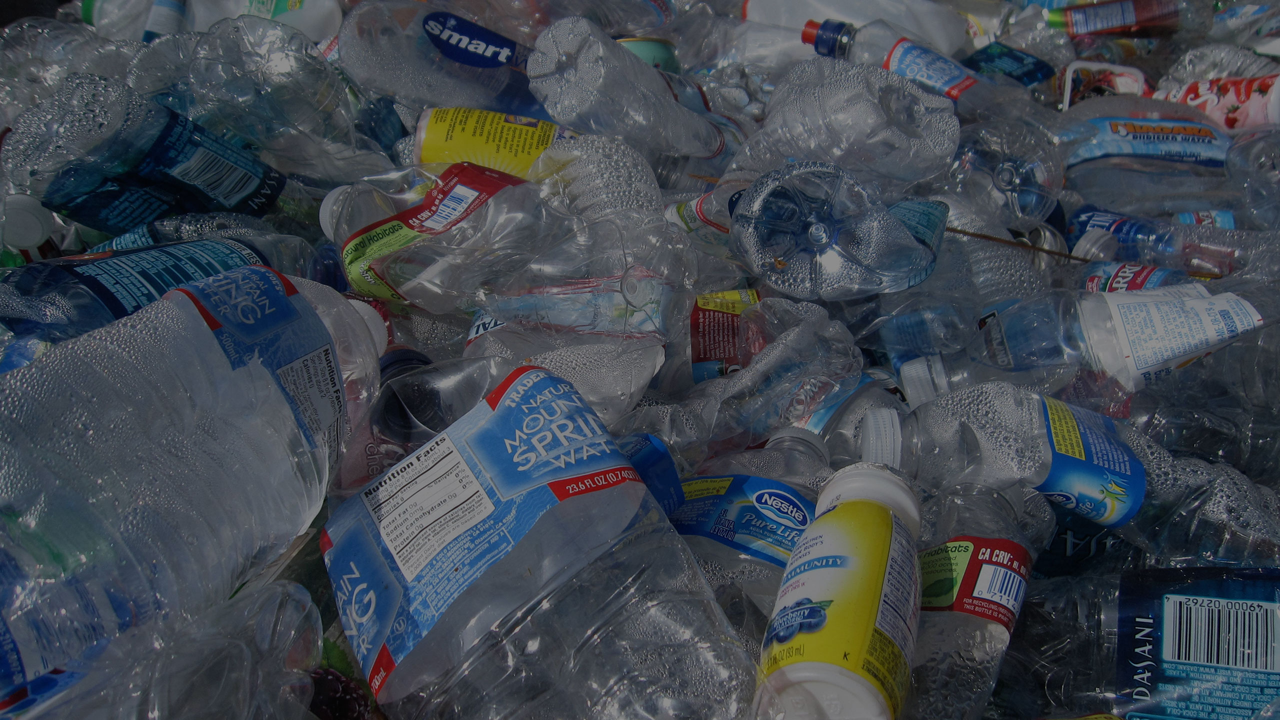Botellas de plástico para reciclar